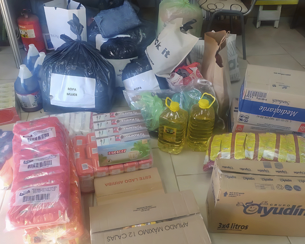 donación comedor Todos por una sonrisa en La Plata